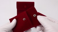 Pochette à bijoux de luxe haut de gamme, Bracelet, collier, boucle d'oreille, bague, petite pochette en cuir suédé