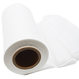 Rouleau de <span class=keywords><strong>tissu</strong></span> non tissé blanc en viscose, polyester, coton, bambou, fibre de lyocell, personnalisable en poids et en matière - Product Image 2