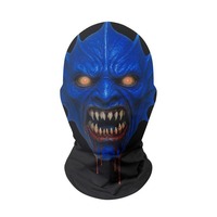 Usine directe pas cher adulte Sublimation impression Vampire Costume visage complet Horrible effrayant Halloween masques caractère commun quotidien