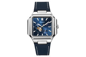 Montre automatique tendance à phase de lune luminescente, étanche, avec bracelet en plastique personnalisé, logo tendance, vente chaude pour homme - Product Image 4