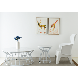 Home &amp; Outdoor Furniture Set-Wire Metal Stool &amp; Center Sofa <strong>Nesting</strong> <strong>Tables</strong> TT-1338A Coffee <strong>Table</strong> Collection - Product Image 3