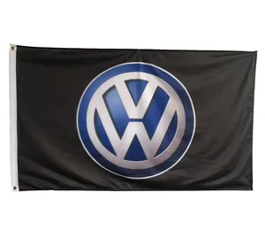 Toptan 2023 promosyon % sublimasyon kumaşı Polyester pamuk reklam bayrağı 3x5 ekran Logo ile özel baskı bayrağı