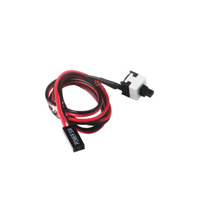 50CM ordinateur interrupteur de réinitialisation de l'alimentation câble d'alimentation I/O PC carte mère câble et bouton interrupteur remplacer un câble de commutateur d'alimentation cassé - Product Image 5