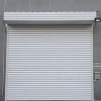 Volet roulant extérieur en aluminium antivol, résistant à la pluie et à la poussière, pour atelier, usine, portail