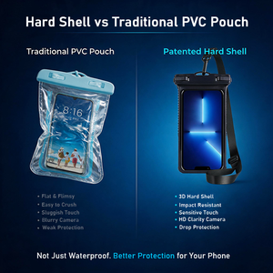 Étui de téléphone portable <span class=keywords><strong>étanche</strong></span> de qualité supérieure en TPU, best-seller, avec cordon pour la piscine - Product Image 2