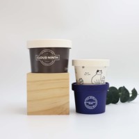 Vente en gros de bols à salade en papier à double paroi de qualité alimentaire et de gobelets jetables de 8 oz avec couvercle en papier et cuillère en plastique