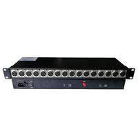 16-way unidirectional balanced audio fiber optic terminal box broadcast-grade XLR audio optical fiber terminal box