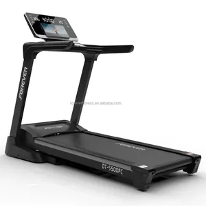 Treadmill Semi Komersial Desain Baru 2023 dengan 3 Motor Ac Daya Kuda dan Aplikasi Kinomap Gigi Biru