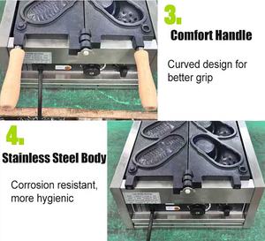 <span class=keywords><strong>Meilleur</strong></span> <span class=keywords><strong>prix</strong></span> Pantoufle Gaufrier Machine <span class=keywords><strong>Crocs</strong></span>-Forme Gâteau Cuisson Machine Gaufrier Farci pour Désert Boutique - Product Image 3