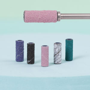 Mini 3mm rose perceuse à ongles bande de ponçage coloré petit zèbre papier de verre boucle mince mandrin Bit <span class=keywords><strong>manucure</strong></span> bandes de ponçage - Product Image 1