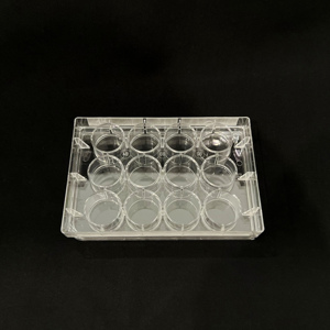 Steril Biyoteknoloji IVD Mikro Test Plakası Hücre ve Doku Kabı 48/96 Kuyulu Laboratuvar Hücre Kültürü Kuyu Plakası - Product Image 2