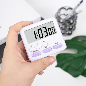 Temporizador de cocina multifuncional, cuenta atrás de 120 minutos, pantalla Lcd, reloj despertador, administrador de tiempo para estudiantes, forma rectangular, fácil operación - Product Image 3