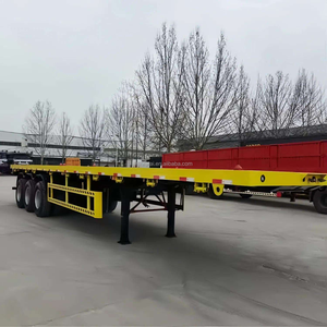 Semirremolque <span class=keywords><strong>de</strong></span> Plataforma <span class=keywords><strong>de</strong></span> 3 Ejes en Oferta con 12 Cierres para Contenedores para Transporte <span class=keywords><strong>de</strong></span> Contenedores en África - Product Image 5