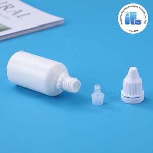 制造商批发最优惠价格白色挤压塑料滴管瓶 30 毫升带安全帽 - Product Image 3