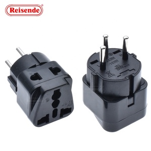 Adaptador de <span class=keywords><strong>Enchufe</strong></span> Universal de Viaje, Convierte AU/UK/US/EU a <span class=keywords><strong>Israel</strong></span>í, 3 Pines con Conexión a Tierra, 10A 250V, Material de Latón de SDK Network - Product Image 6