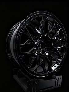 Neue Geschmiedete Aluminiumlegierung Schwarz-Silber Konkave Autofelgen 16-19 Zoll 4x100 5x114.3 Universelle Passform - Product Image 2