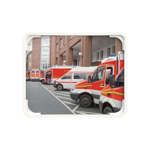 dancop Vehicle <b>mirror</b> H800xW1000mm <b>plastic</b>, white 27 m - Product Image 1