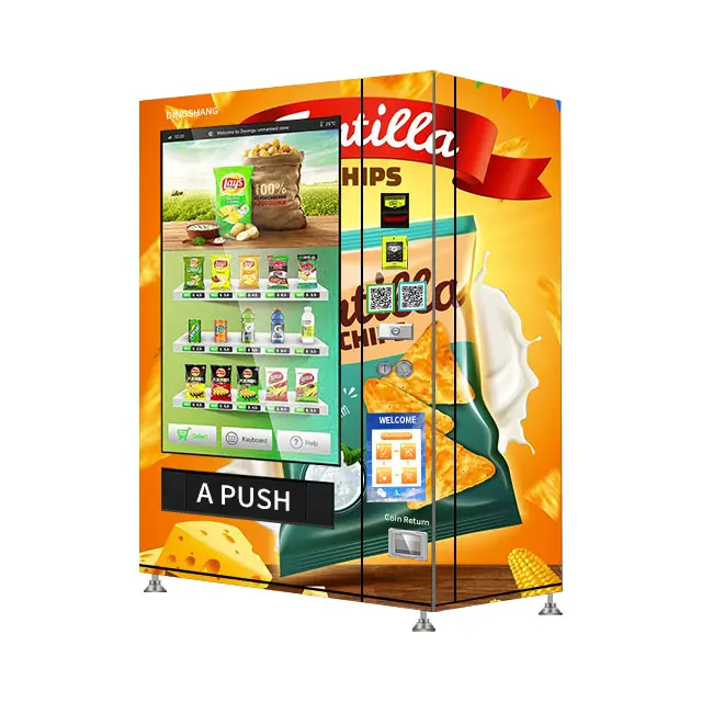 49 inch touch screen Combo Vending Machine big display Advertising