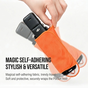 Custodia Protettiva Morbida Anti-Collisione KUPEM con Cordino per DJI Osmo Pocket 4P, con Chiusura a Strappo - Product Image 3