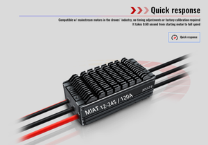 Miat HV 12S-24S <span class=keywords><strong>300A</strong></span> <span class=keywords><strong>ESC</strong></span> 56Volt 60A 120A 200A điều khiển động cơ cho động cơ không chổi than - Product Image 4