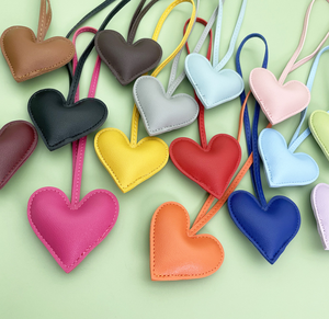 Portachiavi in <span class=keywords><strong>Pelle</strong></span> PU a Forma di Cuore, Grazioso Portachiavi da Donna, Anello Portachiavi a Cuore, Portachiavi per Auto - Product Image 4