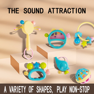 <span class=keywords><strong>Hochet</strong></span> casse-tête pour bébé Jouet pour bébé pouvant mordre et faire bouillir le <span class=keywords><strong>hochet</strong></span> pour apaiser le jouet Puzzle - Product Image 4