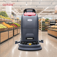 Nettoyeur de sols commercial Coodisi Mini 140 kg KDS-X3 à pousser, haute efficacité, pour entrepôts, usines et parkings