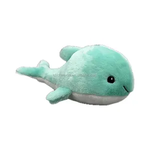 Boneca de pelúcia de peixe baleia, brinquedo de pelúcia macio de tubarão marinho, travesseiro de pelúcia para dormir
