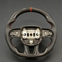 Auto-Lenkrad-Upgrade aus Kohlefaser & Leder im Sportstil, 50mm Griff für Dodge Charger Challenger Durango SRT 2014-2023