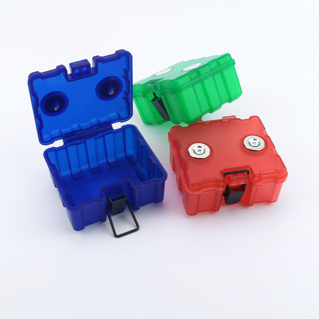 Small Dustproof Car Hidden Compartment Secret Storage Key Box Waterproof Magnetic Vehicle Plastic Case for Under Car