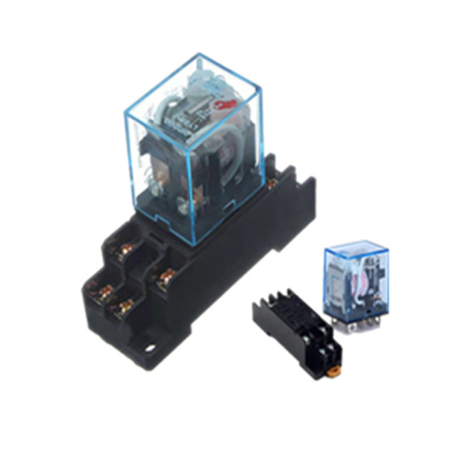 Mini with Socket Base Intermediate 220v Coil My4nj My4n Ac110v General My2nj 24v P Micro Power  Relay