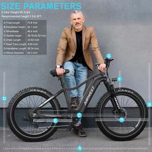 Mon magasin – Entrepôt UE/USA – VTT 750W/1000W 48V 15AH longue autonomie avec accélérateur et 9 vitesses manuelles – Expédition depuis entrepôt UE/USA - Product Image 2