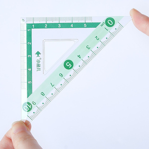 15cm straight drawing ruler plastic ruler set high quality clear colorful scale ruler for kids