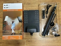 Kit d'éclairage RL-19T avec trépied et lampe de beauté portable RL-24T pour diffusion en direct