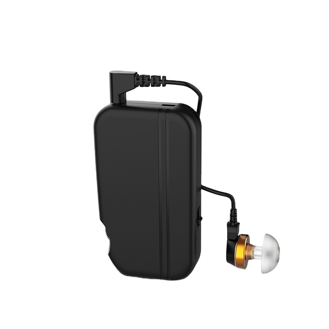 High Fidelity TWS Earphones for Seniors Pocket Digital Rechargeable Hearing Aids with 4 Channels Deafness Device Hearing Aid