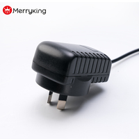 Adaptateur 24W KC FCC RHOS CE approuvé, adaptateur d'alimentation de haute qualité 24V 1A pour lampe de bureau LED, routeurs Hikvision