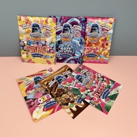 Bonbons lyophilisés conception personnalisée oreiller sac dos thermoscellé PE saveurs mélangées échantillons gratuits quantité minimale de commande 100 pièces prix d'usine