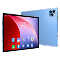 Tablette Économique Mini 8 Go de RAM 256 Go de ROM Double SIM 10.1 Pouces Wifi GPS Batterie 8000 mAh Appels 4G 5G Tablette Android pour Enfants