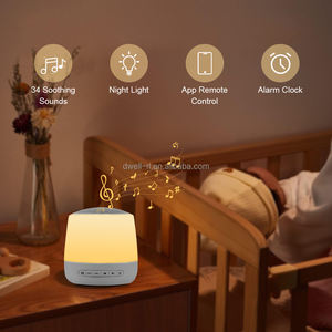 Machine à bruit blanc Réveil pour bébé 34 sons apaisants Entraîneur de sommeil Contrôle par application pour enfants Chambre d'enfant Chambre à coucher - Product Image 4