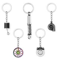 Porte-clés de voiture sport en métal, mousqueton en alliage de zinc, porte-clés personnalisé pour entreprise, turbine turbo, pièce de voiture, marque Jutien, haute qualité