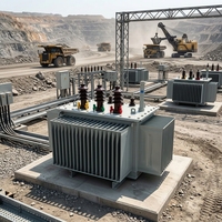 Équipement électrique Ganzhong, transformateur de puissance triphasé immergé dans l'huile, réglable sur site, modèle S13/S15, pour les réseaux intelligents et les énergies renouvelables