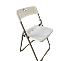 Chaise pliante d'extérieur robuste contemporaine en plastique pour stade et pique-nique, avec pieds en métal, pour appartement, impression UV, vente en gros