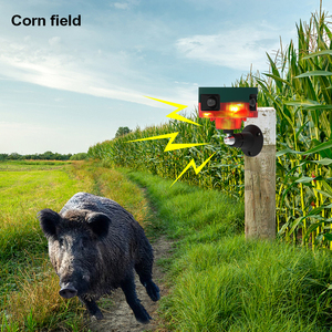 เครื่องไล่สัตว์ด้วยพลังงานแสงอาทิตย์13เสียงและการบันทึกการเตือนภัยด้วยพลังงานแสงอาทิตย์วิทยุไร้สายมาใหม่ N911S - Product Image 6