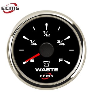 Pengukur Level Tangki Air Limbah ECMS Desain Baru 9-32V 52mm Bezel Baja Tahan Karat 316L dengan Lampu Latar Ganda - Product Image 4