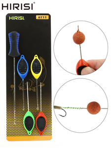 Hirisi Karpfenangelköder-Nadelset, Gatenadel, Pop-up-Boilie-Spleißnadeln, Karpfenherstellungswerkzeuge, Angelzubehör BT11 - Product Image 1