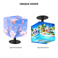 Écran LED Cubique Publicitaire Commercial à Contrôle Intelligent Personnalisé à 4 et 5 Faces, Affichage LED Extérieur et Intérieur P2.5, Boîte Magique Cube LED