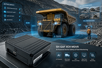 SOHANIoT Moniteur AI intégré ADAS DSM de qualité industrielle haute définition pour camions et bus, gestion de flotte en temps réel, 4G GPS 4CH MDVR