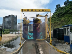 Machine de lavage de bus de type canal GB-360, équipement de lavage automatique pour autocars et camions, système de lavage de véhicules commerciaux 380V 15kW - Product Image 5