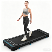 Tapis roulant électrique de bureau MERACH, utilisation à domicile ou au bureau, pliable, cadre en acier, 3,8 MPH, 40 dB, silencieux, portable, écran LED, mini télécommande