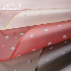 Papier pour <span class=keywords><strong>fleuriste</strong></span> SINOWRAP, papier pour fleurs imperméable, couleur classique, ligne de perles et de cadre, fournisseur de fleurs - Product Image 6